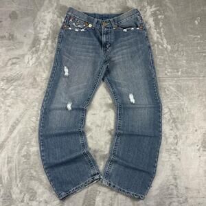 Vintage True Religion Joey Distressed Bootcut Jeans Made USA Size 32